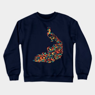 Peacock Beauty Abstract Crewneck Sweatshirt